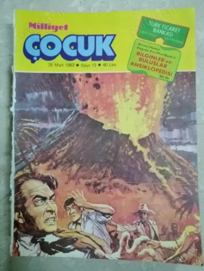 MİLLİYET ÇOCUK Dergisi 28 MART 1983 Sayı: 13 (Bilginler Ve Buluşlar Ansiklopedisi  Ekİ Ortasındadır)