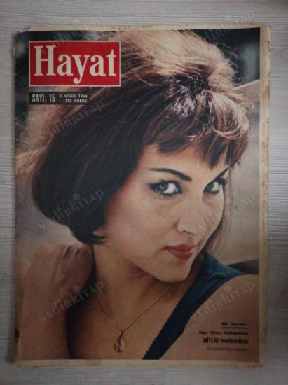 HAYAT DERGİSİ 2 Nisan  1964 Sayı:15  Orta Sayfa Posteri : MÜNİF FEHİM’ den Mükrime Hatun ve Fatih Sultan Mehmet