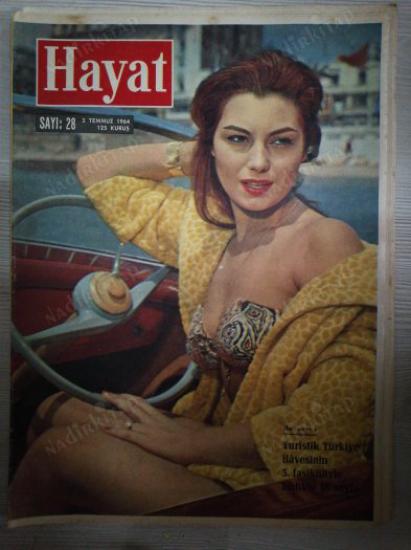HAYAT DERGİSİ -2 Temmuz 1964 Sayı:28 İstanbul’da 10.000 Kişi Televizyon Seyrediyor , Quartier Latin Mum Işığında Atomu  Halledenlerin Mahallesi