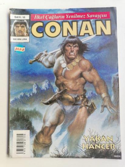 CONAN  - İLKEL ÇAĞLARIN YENİLMEZ SAVAŞÇISI - YAKAN HANÇER - SAYI :18