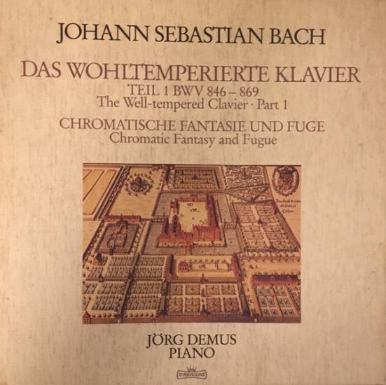 Bach- Jörg Demus – Das Wohltemperierte Klavier Teil1 BWV 846-869 -1982 Almanya Basım 33 Lük 3xLP