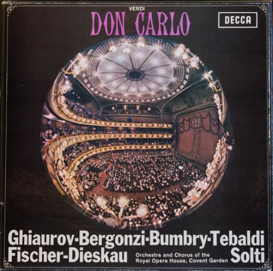 Verdi / Don Carlo  - 1966 İngiltere Basım 33 Lük 4xLP Box Set