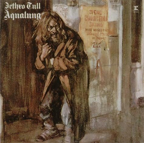 JETHRO TULL - AQUALUNG - 1973 USA   BASIM ALBÜM - 33 LÜK LP  PLAK