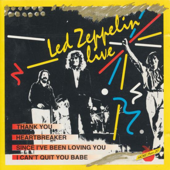 LED ZEPPELIN LIVE in London / L.A. / Stockholm -1991 EU İtalya Basım Nadir Unofficial CD-Ambalajlı