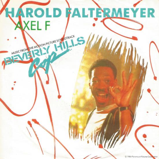HAROLD FALTERMEYER - Axel F - 1984 Almanya Basım 45lik Plak