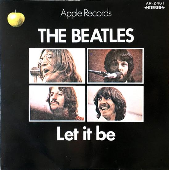 THE BEATLES - Let It Be - Japonya 1970 Basım  45lik Plak