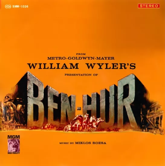 BEN-HUR - Soundtrack - 1982  Japonya Basım 33 lük Plak 2.EL