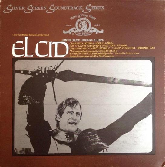 EL CID Soundtrack - Miklos Rozsa  - 1961 İngiltere Basım Albüm - 33 lük LP Plak 2. EL