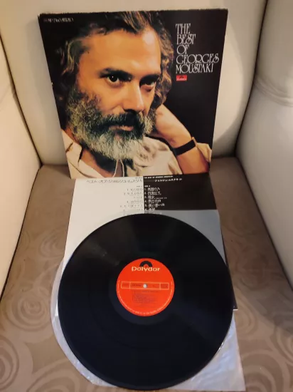 The Best of Georges Moustaki - 1974 Japonya Basım - 33lük LP Plak Albüm