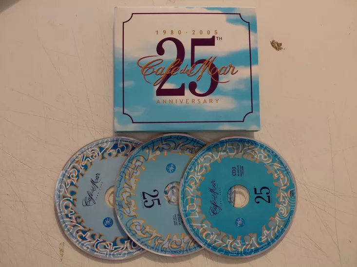 Café Del Mar - 25th Anniversary (1980-2005)  - 2005 İspanya Basım 3xCD Albüm