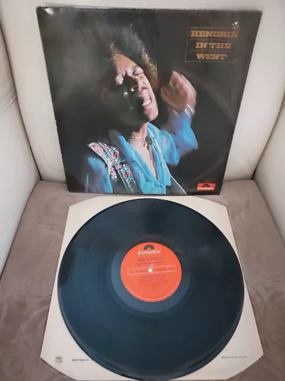 Jimi Hendrix – Hendrix In The West - 1972 Ingiltere Basım Albüm - LP Plak