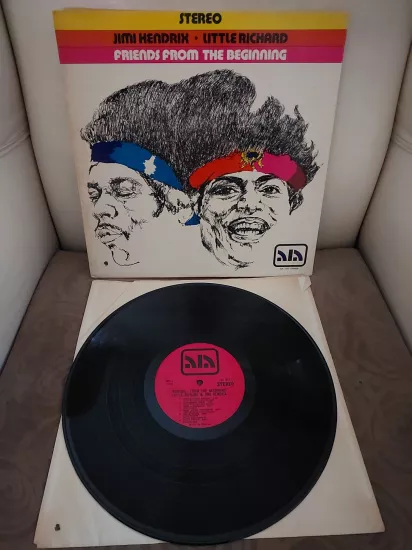 Little Richard / Jimi Hendrix – Friends - From The Beginning - 1972 USA Basım Albüm - LP Plak