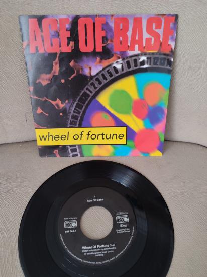 ACE OF BASE - Wheel of Fortune - 1993 Almanya Basım 45 LİK PLAK