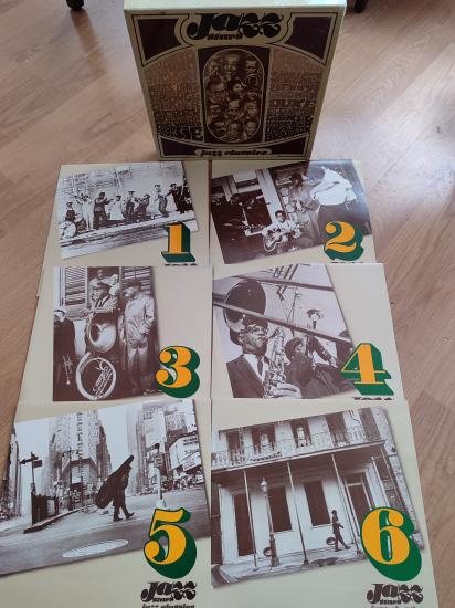 JAZZ STARS - Jazz Classics - 1977 Fransa Basım 33 Lük 6 LP’lik Box Set