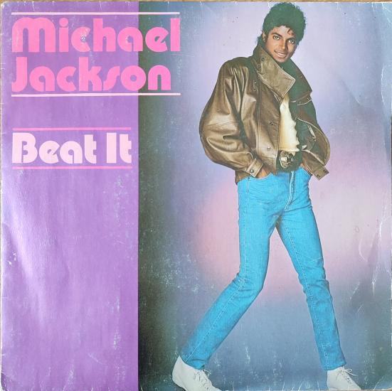 MICHAEL JACKSON - BEAT IT - 1982 HOLLANDA BASIM 45 LİK PLAK