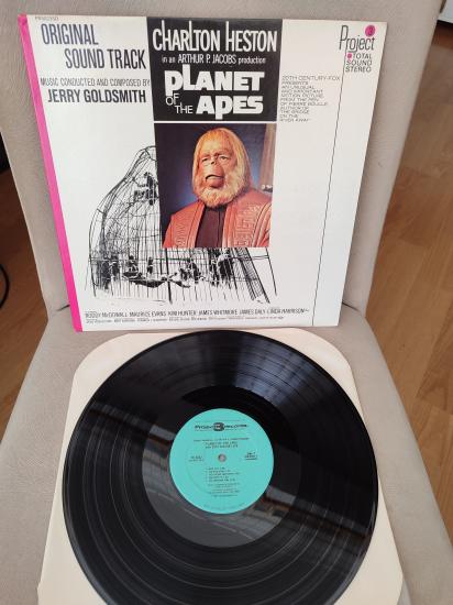 PLANET OF THE APES - Jerry Goldsmith - Soundtrack  - 1968 USA Basım Nadir LP Plak