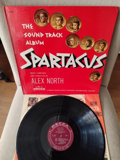 SPARTACUS - Alex North - Soundtrack - 1960 USA Basım LP Plak
