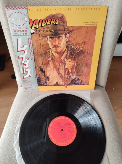INDIANA JONES - RAIDERS OF THE LOST ARK - John Williams 1981 Japonya Basım LP Plak -Obi’li 2. EL