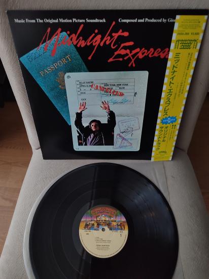 MIDNIGHT EXPRESS - Giorgio Moroder 1984 Japonya Basım - Soundtrack 33 lük LP Plak - Obi’li 2. el