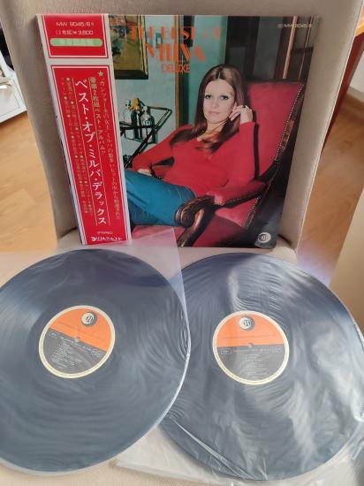 MILVA  - The Best of Milva - 1974 Japonya Basım Double LP Plak ( Bella Ciao bu albümde )