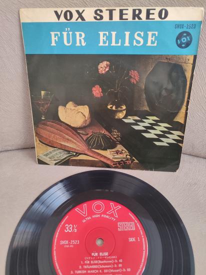 BEETHOVEN Für Elise / MOZART Turkish March vs. - 1965 Japonya  Basım  33lük Mini LP Plak
