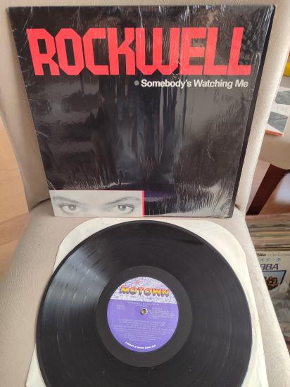 ROCKWELL - Somebody’s Watching Me - 1984 USA Basım 33 Lük LP Albüm Plak / Knife Bu Albümde