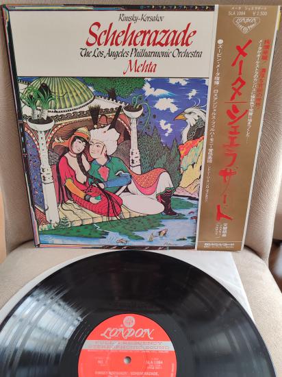 RIMSKY-KORSAKOV - Zubin Mehta SHEHERAZADE / ŞEHRAZAT -1976 Japonya Basım 33lük LP Plak Obi’li 2.el