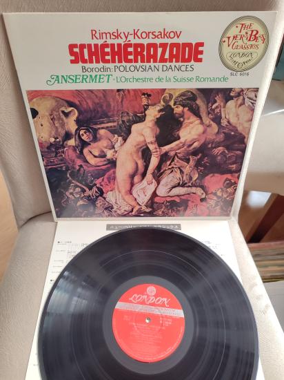 RIMSKY-KORSAKOV - SHEHERAZADE / ŞEHRAZAT - Borodin -1973 Japonya Basım - 33lük LP Plak Albüm 2.el