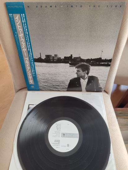 BRYAN ADAMS - Into The Fire - 1987 Japonya Basım - 33lük LP Plak - Obi’li