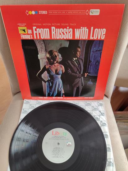007 JAMES BOND / From Russia With Love  - Soundtrack - 1963 USA  Basım - 33lük LP Plak Albüm