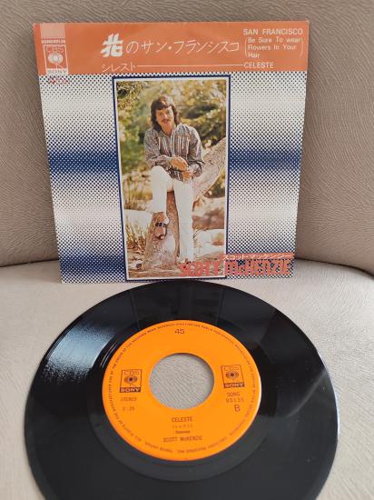 SCOTT  McKenzie - San Francisco  1968 Japonya Basım 45lik Plak