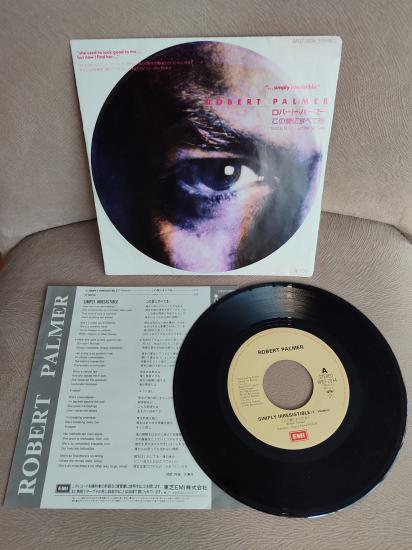 ROBERT PALMER - Simply Irresistible  - 1988 Japonya Basım Nadir 45 lik Plak