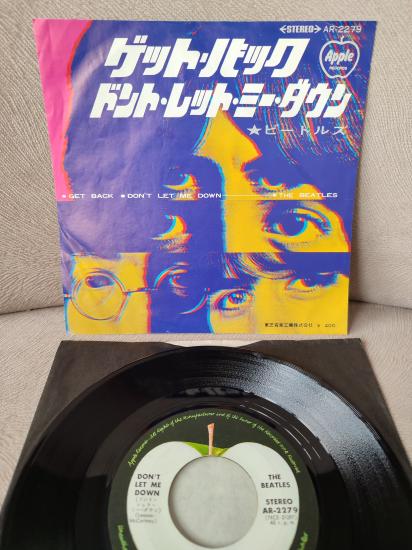BEATLES - Don’t Let Me Down / Get Back - 1970 Japonya Basım 45lik Plak