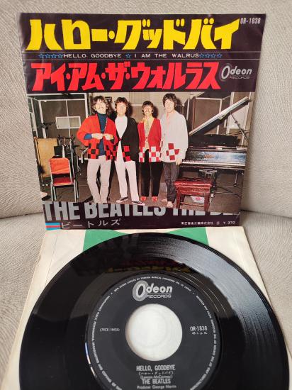 BEATLES - Hello Goodbye / I’m The Walrus - 1968 Japonya Basım Nadir 45lik Plak