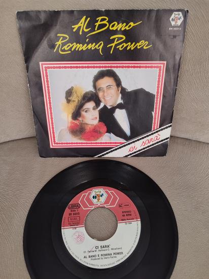 AL BANO & ROMINA POWER - CI SARA - 1984 İtalya Basım 45 LİK PLAK