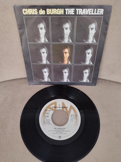 CHRIS DE BURGH - THE TRAVELLER - 1982 Almanya Basım 45 LİK PLAK