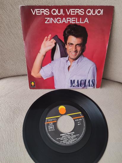 ENRICO MACIAS - Zingarella  - 1988 Fransa Basım 45 LİK PLAK