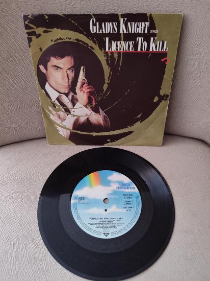 007 JAMES BOND  - Licence To Kill -  Almanya 1989 Basım 45’lik Plak