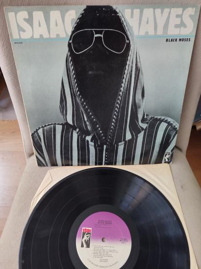 ISAAC HAYES - Black Moses - 1982 USA Basım Albüm - 33lük LP Plak - Funk/Soul 2. EL
