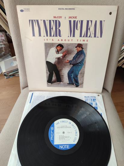 McCoy Tyner & Jackie McLean - It’s About Time 1985 USA Basım Albüm LP Plak - Jazz / Blue Note 2.el