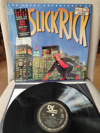 SLICK RICK - The Great Adventures Of Slick Rick - 1988 USA Basım Albüm Nadir LP Plak - Hip Hop 2.el