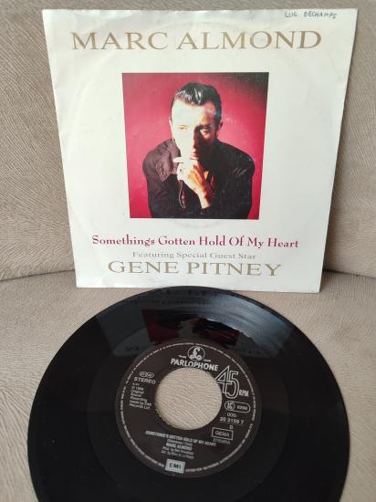 MARC ALMOND - Something’s Gotten Hold Of My Heart  - 1988 Almanya  Basım 45 lik Plak