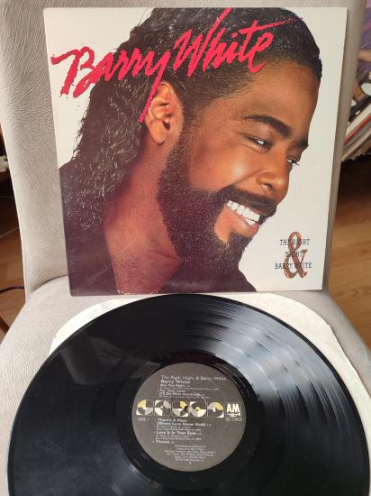 Barry White – The Right Night & Barry White - 1987 USA Basım Albüm LP Plak - Funk / Soul - 2. EL