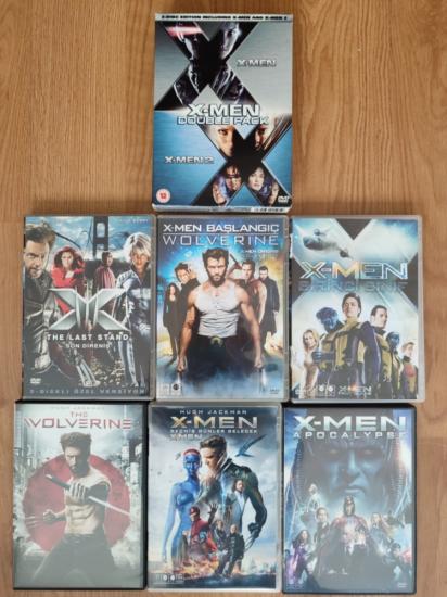 X-MEN - Double Pack + 6 Devam Filmi - 8 DVD Film Full Set