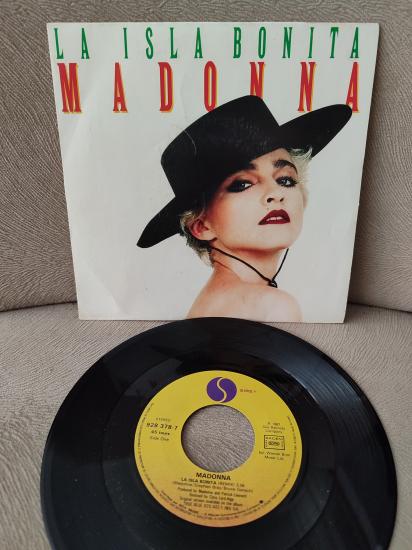 MADONNA - La Isla Bonita - 1987 Fransa Basım 45lik Plak