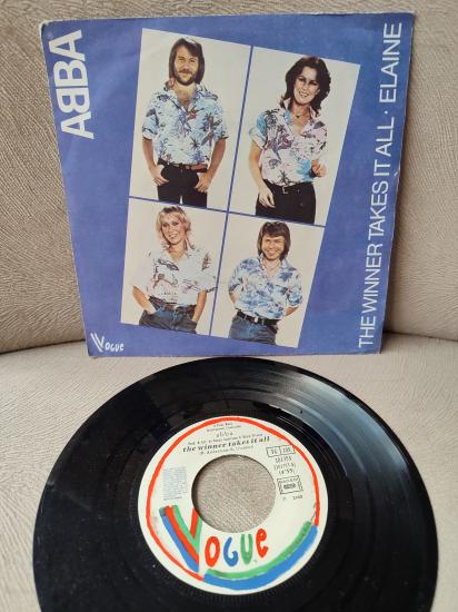 ABBA - Winner Takes It All - 1980 Fransa Basım 45 lik Plak