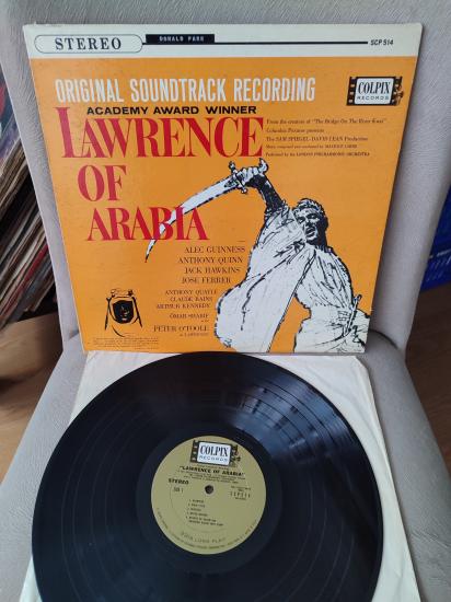 LAWRENCE OF ARABIA - Maurice Jarre - Soundtrack - 1962 USA Basım LP Plak