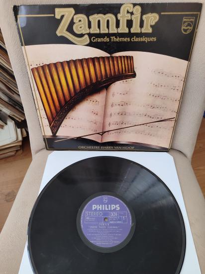 ZAMFİR / Orchestra Harry Van Hoof - Grands Thèmes Classiques 1980 Türkiye Basım 33 Lük LP Plak 2.EL
