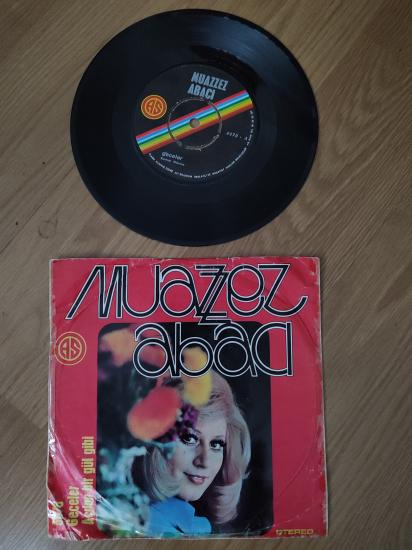 MUAZZEZ ABACI - Geceler / Açılan Bir Gül Gibi - Türkiye Basım  45 lik Plak