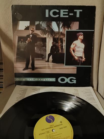 ICE-T - O.G. Original Gangster - 1991 Almanya Basım  33 lük Plak / 2.el - Gangsta Hip Hop